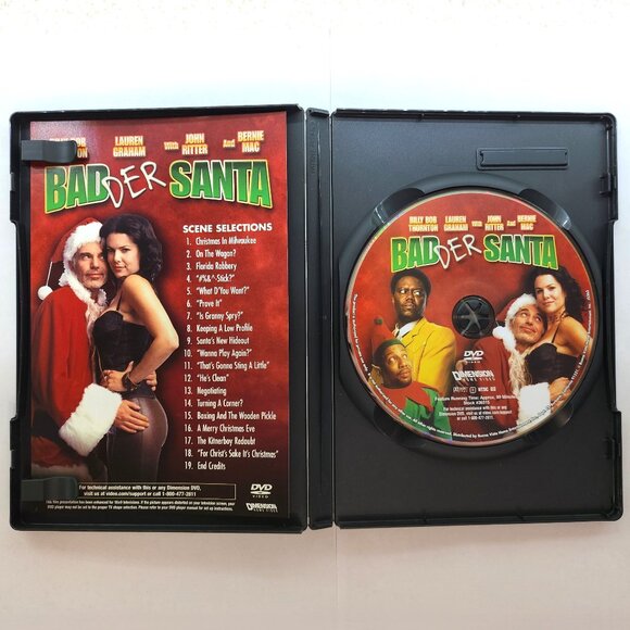 Bad der Santa(Bad Santa Unrated Version) DVD Movie - Picture 2 of 5